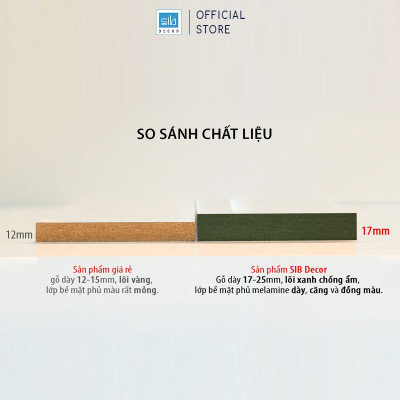 Kệ Gỗ Trang Trí Tivi Treo Tường 3 Tầng Với Thiết Kế Nhỏ Gọn, Đa Năng SIB Decor TV79