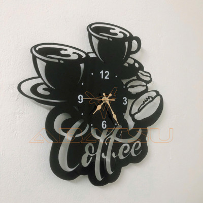 Decor quán cafe chill với đồng hồ cà phê siêu chất Abatsu