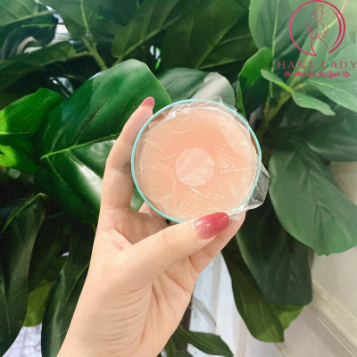 Miếng dán ngực, hộp 10 miếng dán ti silicon thông hơi cao cấp DT06