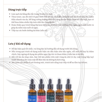 MSE100 Super Essence HY - Tinh chất phục hồi trẻ hóa da NMN+HY 30ml - Mōly Beauty