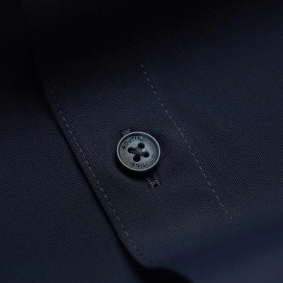 Áo sơ mi tay dài nam màu Xanh Navy non iron . Fitted - RT 10S25SHL002 | ROUTINE CÀ MAU