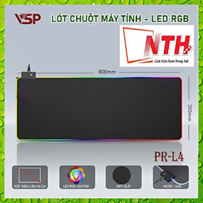 Lót chuột Pad LED PR-L4-hàng chính hãng 