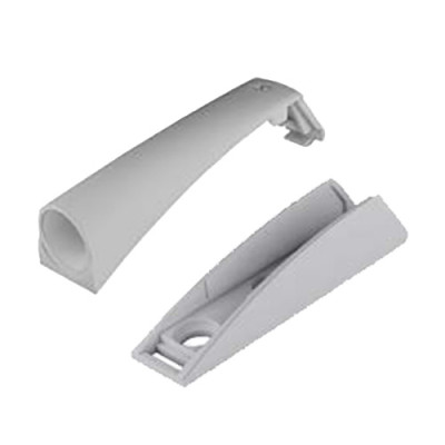 Nêm nhấn Hafele loại ngắn, đầu cao su, xám nhạt, bap gồm đế - 356.12.513