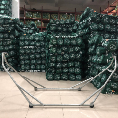 KHUNG VÕNG XẾP DUY LỢI THÉP -  CỠ ĐẠI (KHÔNG BAO GỒM VÕNG LƯỚI) - TẶNG 10 MÓC ÁO KÉP NHỰA CAO CẤP DUY LỢI