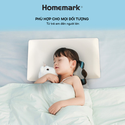 Gối Memory Foam Homemark Cao Cấp – Giảm Đau Vai Gáy, Nâng Đỡ Cổ, Thoáng Khí, Siêu Êm Ái