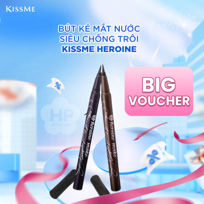 Bút Kẻ Mắt Nước Siêu Chống Trôi Nét Siêu Sắc Mãnh Màu Nâu Kissme Heroine Make Smooth Liquid Eyeliner Super Keep 0.1 G