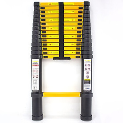 Thang nhôm rút gọn Sumika SKS440 - Chiều cao tối đa 4.4m, chiều cao rút gọn 0.93m, sơn tĩnh điện, chống trầy xước