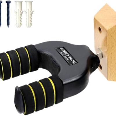 Giá Treo Đàn Guitar Đế Gỗ – Phù Hợp Acoustic/Classic, Decor Nội Thất