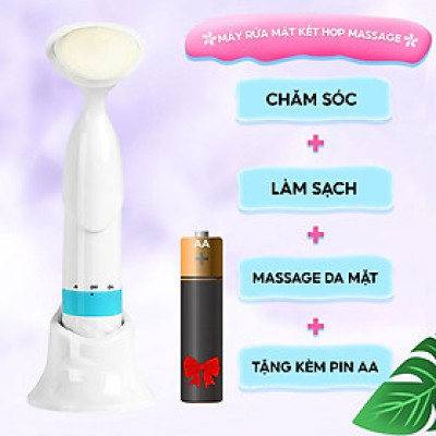 Máy mát xa rửa mặt kết hợp làm sạch Half Horse. Làm sạch sâu và tăng cường tuần hoàn máu giúp da sáng đẹp (Có hàng)