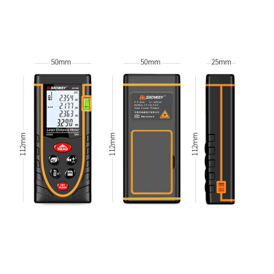 Thước Đo Khoảng Cách Bằng Tia Laser SNDWAY Phạm Vi 50m SW-M50 Cao Cấp AZONE