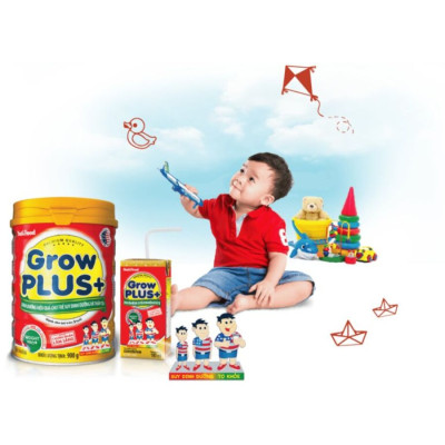 Nutifood GrowPLUS+ Đỏ 1500 Gr : sữa dành cho trẻ từ 1- 10 tuổi bị suy dinh dưỡng thấp còi