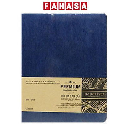 Sổ Da Bìa Mềm Vân Gỗ A5 - Không Kẻ Có Chấm - 200 Trang 100gsm - Blueangel WOL-GM52