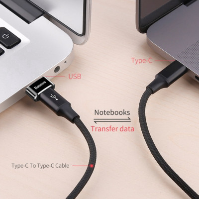 Đầu Chuyển OTG Baseus Từ Cổng Type C Sang Cổng USB - Hàng Chính Hãng