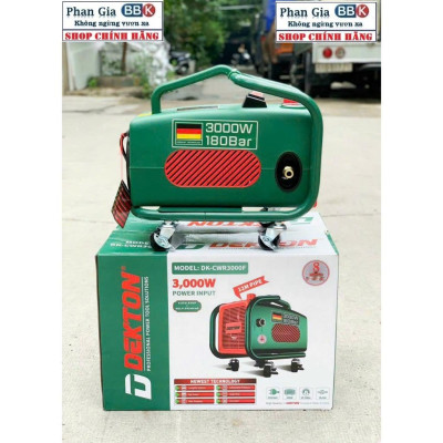 Máy Rửa Xe DEKTON Có Chỉnh Áp, Công Suất 3000W - DK-CWR3000F - Motor 100% Dây Đồng - Bảo Hành 12 Tháng