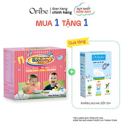Siro Ăn Ngủ Ngon Cho Bé BobBaby Dân Khang Cải Thiện Chứng Biếng Ăn Giúp Bé Ăn Ngon Ngủ Sâu Giấc Hộp 20 ống x 10ml
