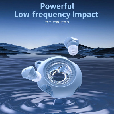 Tai nghe Choetech BH-T22 Bluetooth True Wireless có đèn và kèm dây đeo (Hàng chính hãng)