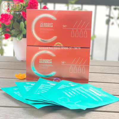 Combo 2 Bộ Serum Vitamin C - VC BRITGH MAX SERUM - Làm Sáng Da (Hàng Chính Hãng) + Tặng 1 Bộ Skin Booster Super Serum