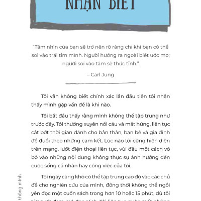 Sống Thông Minh - Kiểm Soát Sự Phân Tâm Trong Thời Đại Số Và Tận Hưởng Cuộc Sống Trọn Vẹn