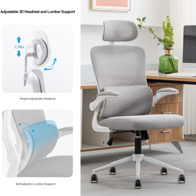 Ghế Công Thái Học Tựa Đầu, Ghế Công Thái Học, Ghế Văn Phòng  Thiết Kế Trẻ Trung Hiện Đại. Mesh Ergonomic Executive office chairs with headrest. Ghế lưới văn phòng điều hành Ergonomic với tựa đầu.