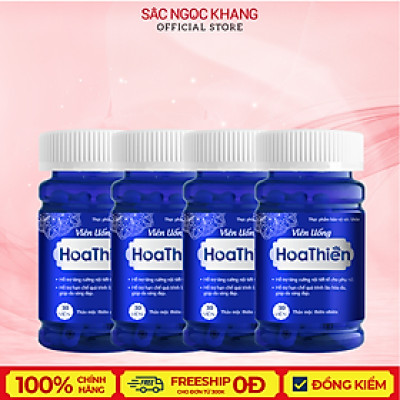 Combo 4 Viên Uống Hoa Thiên Hộp 30 viên giúp cân bằng nội tiết tố nữ và đẹp da