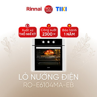 Lò nướng điện âm tủ Rinnai RO-E6104MA-EB dung tích 65L 2300W