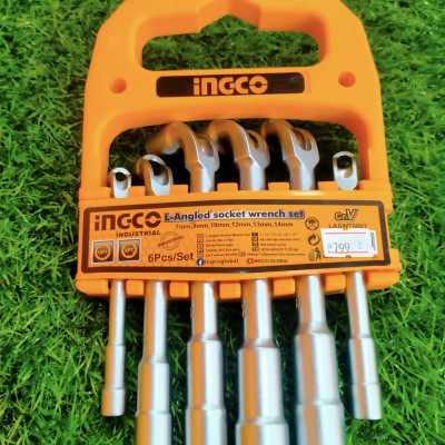 BỘ 6 CHÌA VẶN GÓC CHỮ L INGCO LASWT0601 - HÀNG CHÍNH HÃNG