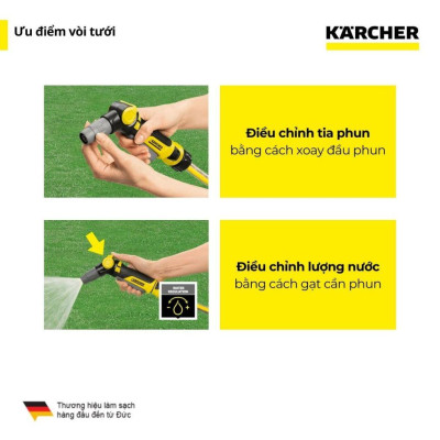 Vòi tưới cây Karcher plus với hai chế độ phun nước 2.645-268.0