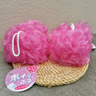 Bông tắm tròn tạo bọt mịn Kikron Ø12cm - Hàng Nội Địa Nhật Bản