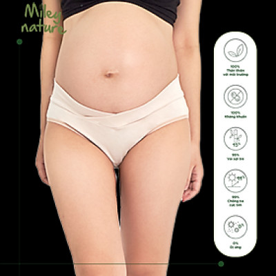 Quần Lót Bầu Cạp Chéo Cotton Lụa Miley Nature Miley Lingerie PRB0900
