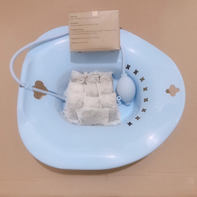 Combo chậu xông và túi lọc thảo mộc vệ sinh Wonmom phụ nữ cho mẹ sau sinh