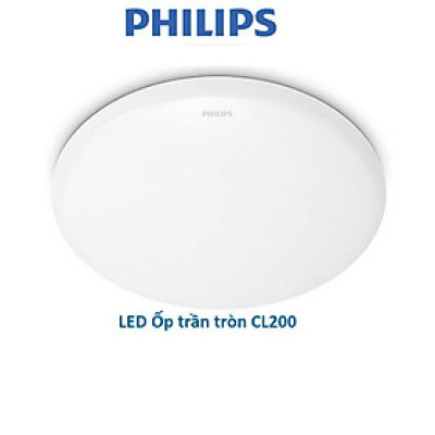 Bộ đèn PHILIPS LED ốp trần tròn CL200 - Công suất ( 6W, 10W,17W,20W) ánh sáng vàng, ánh sáng trắng