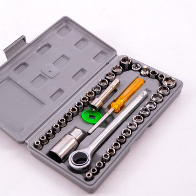 Bộ Dụng Cụ 40 Món Cho Xe Máy Ô Tô- Hàng chính hãng 