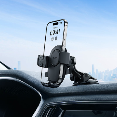 Giá Đỡ Điện Thoại Trên Ô Tô Baseus UltraControl Lite Series Car Holder Gắn Kính và Taplo Siêu Chắc Chắn -Hàng Chính Hãng