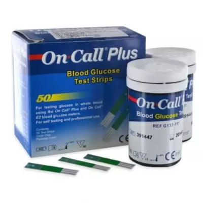 50 que thử tiểu đường On call plus của hãng ACON/Mỹ, dùng cho máy On call plus và On call EZii