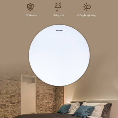 Đèn ốp trần nổi Panasonic Simple Ceiling 1G Loại đổi màu Công suất (12W,18W)