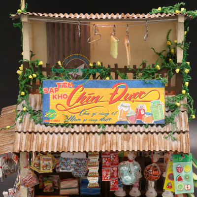 MÔ HÌNH TỰ LẮP RÁP DIY SÀI GÒN XƯA VÀ NAY - TIỆM SẠP KHÔ - SG01