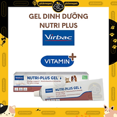 [ CHÍNH HÃNG ] Gel dinh dưỡng Nutri Gel |Nutri Plus Virbac 120.5gr - Cho chó mèo bầu, bệnh, biếng ăn, còi cọc