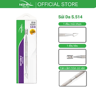 Sủi Da 2 Đầu Thép Không Gỉ Cao Cấp KỀM NGHĨA S.514