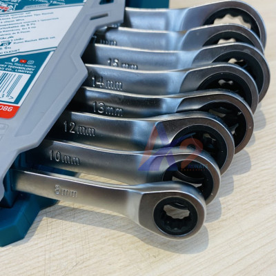 Bộ 8 cờ lê vòng miệng 8-19mm Total  THT102RK086