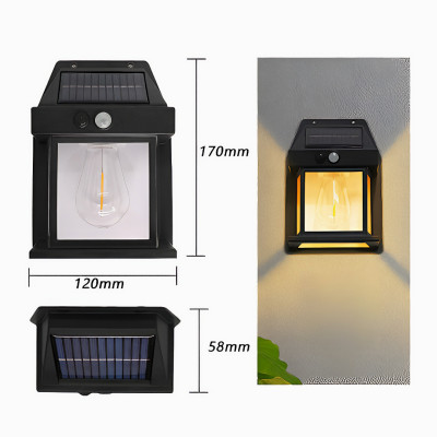Đèn led năng lượng mặt trời KT666 cảm ứng chuyển động ánh sáng thông minh siêu sáng, cảm ứng nhiệt sáng tối ngày đêm hồng ngoại khi có người 1800mah - Hàng chính hãng