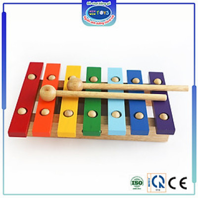 Đồ chơi gỗ Đàn mộc cầm 7 thanh | Winwintoys 63062 | Phát triển thích giác, năng khiếu âm nhạc | Đạt tiêu chuẩn CE và CR