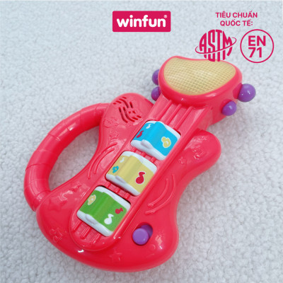 Đàn guitar mini phát nhạc Winfun 0641 - Đồ chơi phát triển năng khiếu cho bé