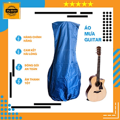 Áo đi mưa dành cho đàn guitar Size to đủ mọi guitar thùng guitar điện - Màu vải dù chắc chắn - áo đi mưa guitar thùng - Duy Guitar Store