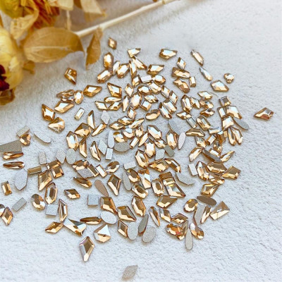 Đá Khối Chân Bằng Làm Nail Nhiều Size Mix Màu Sáng Lâu, Bám Chắc, Phù Hợp Trang Trí Hoạ Tiết, Dễ Phối Làm Nail Nữ