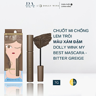 Mascara chống lem trôi màu xám đậm - Koji Dolly Wink My Best Mascara Bitter Greige