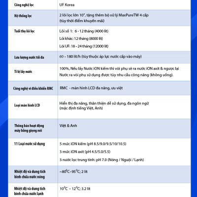 Máy Lọc Nước Điện Giải Ion Kiềm ROBOT UHC 4511 Mẫu Tủ Để Bàn Nóng Lạnh Nguội - Hàng Chính Hãng