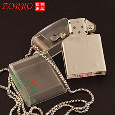 Vỏ Hộp Quẹt, Bật lửa Zorro Cao Cấp Phong Cánh Trẻ Trung Vỏ Trong Suốt, Có Dây Đeo