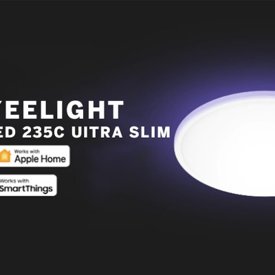 Đèn ốp trần thông minh Yeelight Smart LED 235C/300C/400C, Siêu mỏng, hắt RGB, tương thích HomeKit, hàng chính hãng
