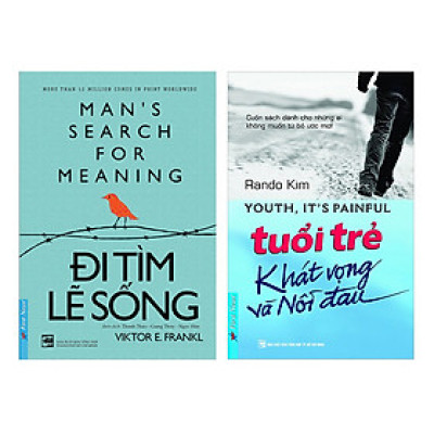 Combo Sách kỹ năng sống :  Tuổi Trẻ Khát Vọng Và Nỗi Đau + Đi Tìm Lẽ Sống - First News