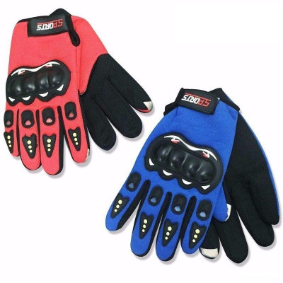  Găng Tay Xe Máy, Đi Phượt  Dài Ngón Có Gù Nhựa Bảo Vệ - HENRYSA